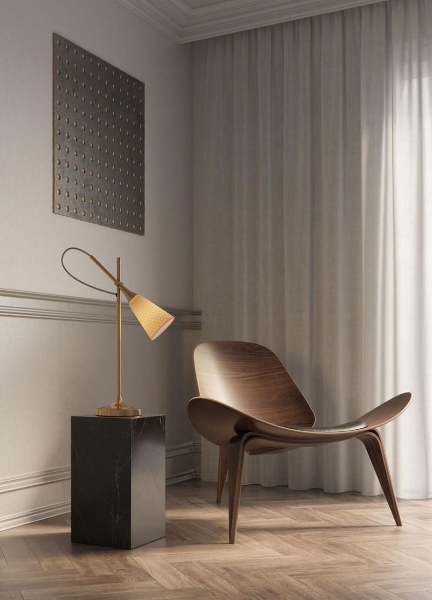 Lladró Регулируемая настольная лампа из фарфора Jamz 01023927 - Вид №7