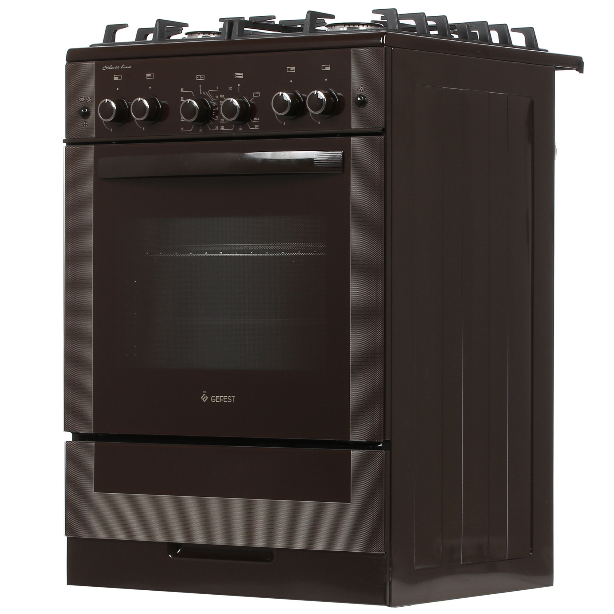 1089351 Газовая плита Gefest ПГ 6500-02 0045 коричневый STDN-0044287 - Вид №2