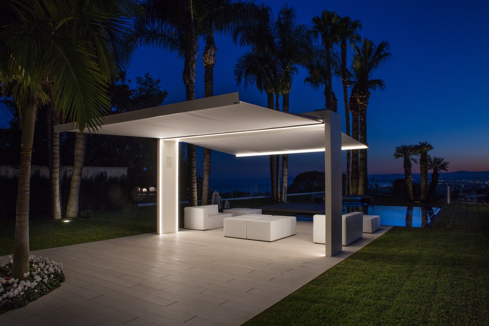 Самонесущий моторизованный козырек от солнца UNOSIDER GATE SHADE ARCH-00152562 - Вид №16