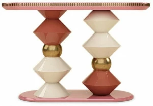 Malabar Овальная лакированная деревянная консоль Cortez