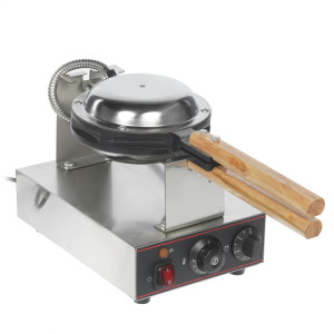 7993209 Вафельница GASTRORAG FY-6 черный [1400 Вт, гонконгские вафли, 1 шт, антипригарное покрытие, корпус - металл]