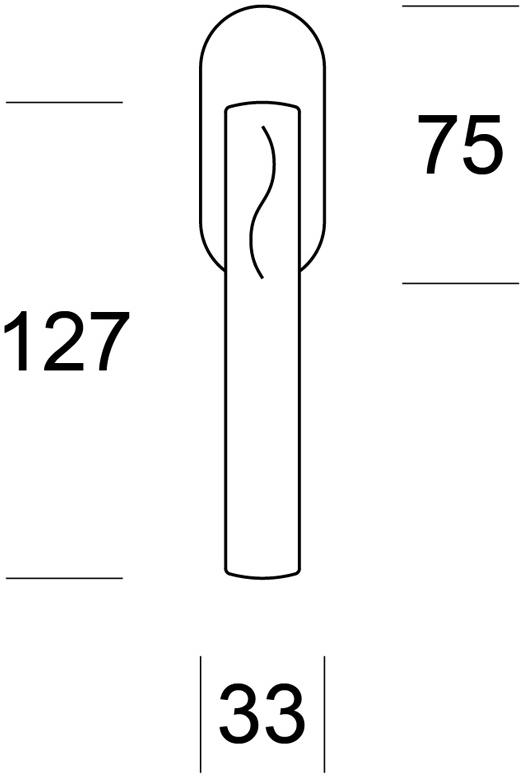 Ento Оконная ручка из латуни dk Sand 6148 - Вид №1