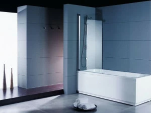 KRION Стеклянная перегородка для ванны Nova