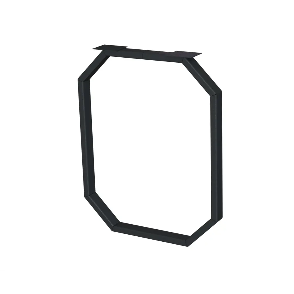 Подстолье для обеденного и письменного стола 71 см металл цвет черный METALLCART STLM-2123078