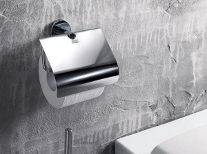 Металлический держатель рулона с крышкой