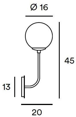 Gibas Настенный светильник Gilda 210/41 - Вид №1