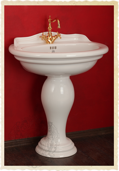 ML.MLD-25.762.D2.PL Раковина-тюльпан Migliore Milady