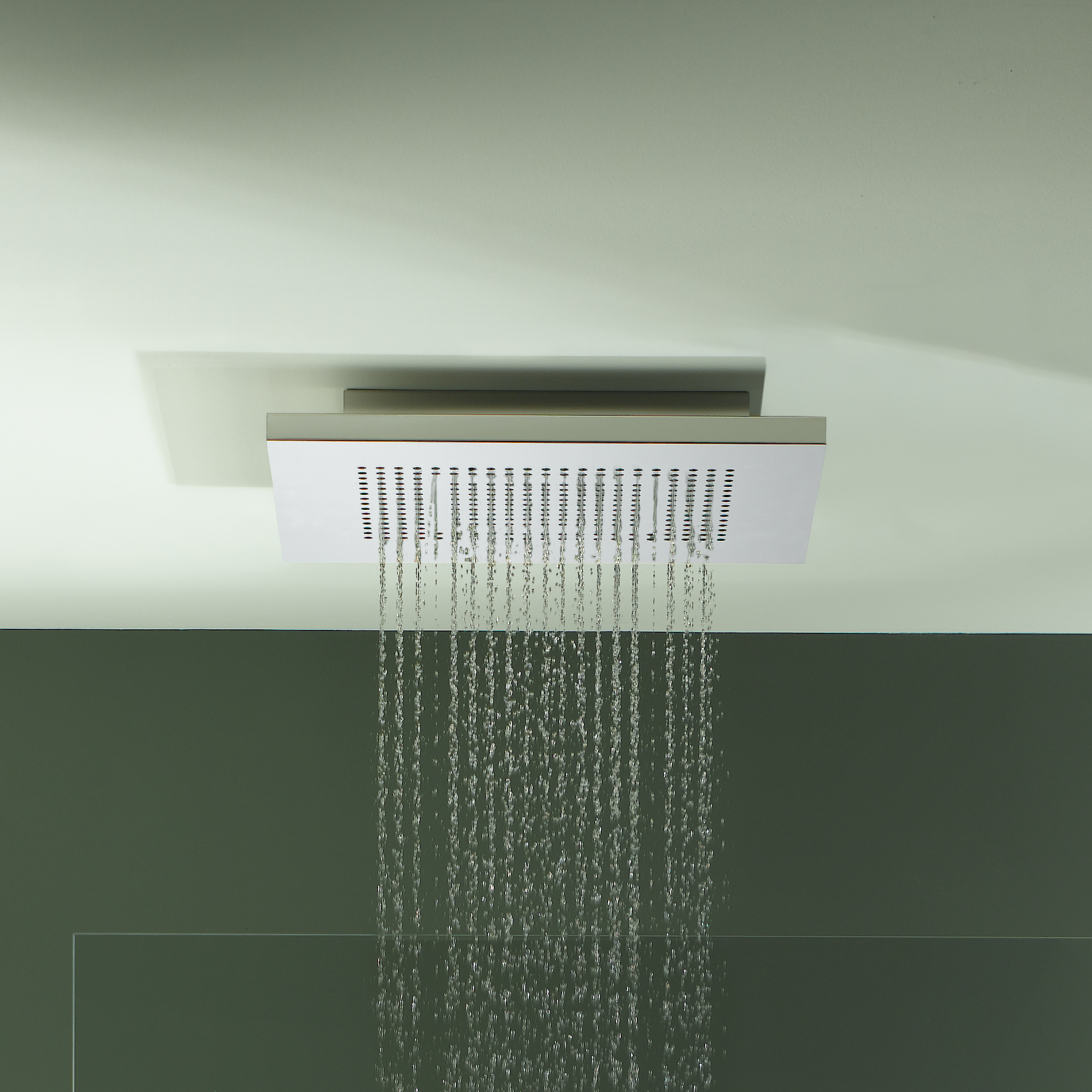 BIG RAIN Дождевая панель для установки на потолок или потолочную подконструкцию - нержавеющая сталь DornBracht 41400979-85 - Вид №1