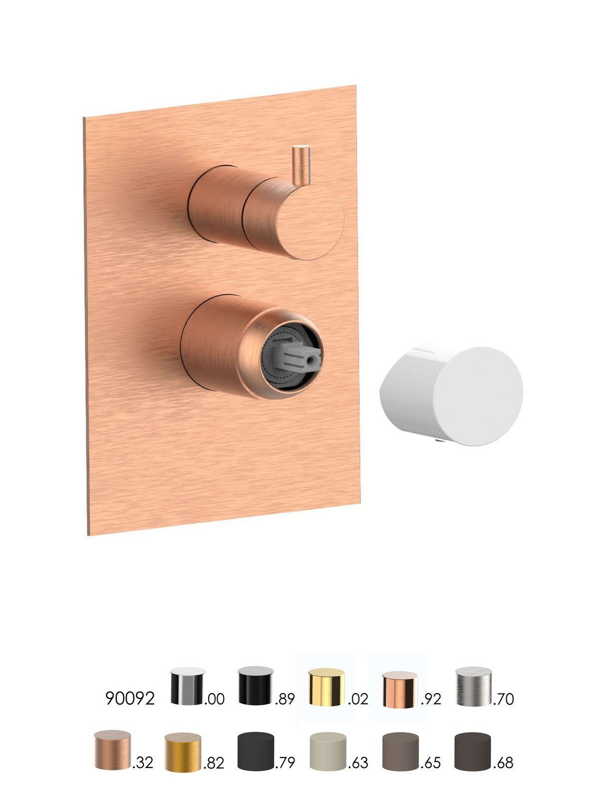 Встраиваемый однорычажный смеситель для душа с переключателем Rubinetterie Frattini Narciso S ARCH-00138952 - Вид №2