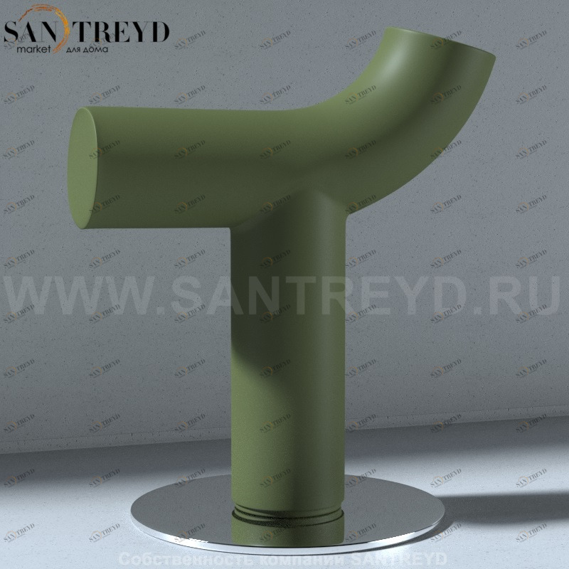 470111 Табурет “Cow” в комплекте с стальным основанием Kerasan Artwork