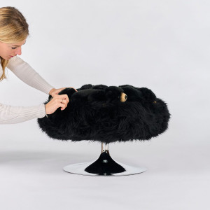 Полиэстер круглый пуф