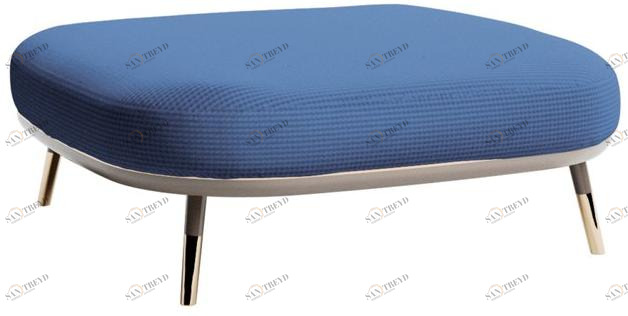 VOLPI Кровать-пуф квадратная с обивкой Luigi volpi Lv-44002