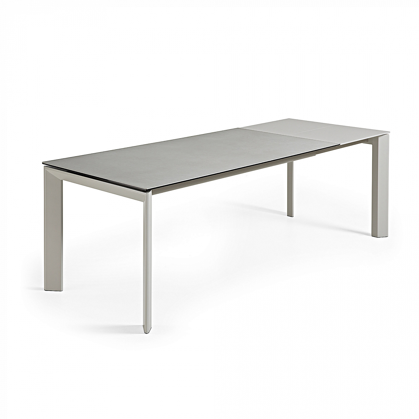 053502 Стол Atta160 (220) x90 серый керамика La Forma Axis - Вид №2