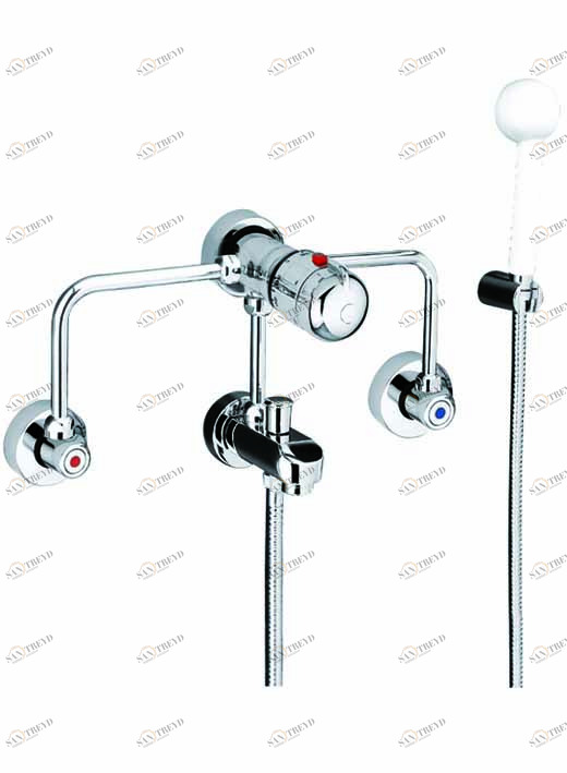 Carlo Poletti S112T0B Смеситель внешний для ванной с душем 