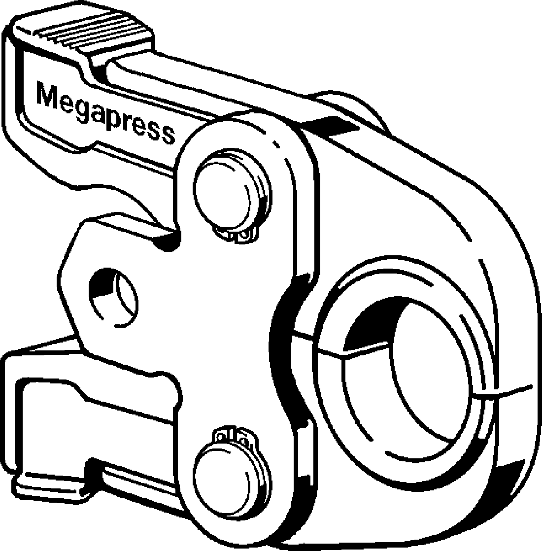 638 245 Модель 4299.9 Трубопроводные системы  Системные пресс-инструменты  Системные пресс-клещи PT2  Megapress Santreyd  - Вид №1