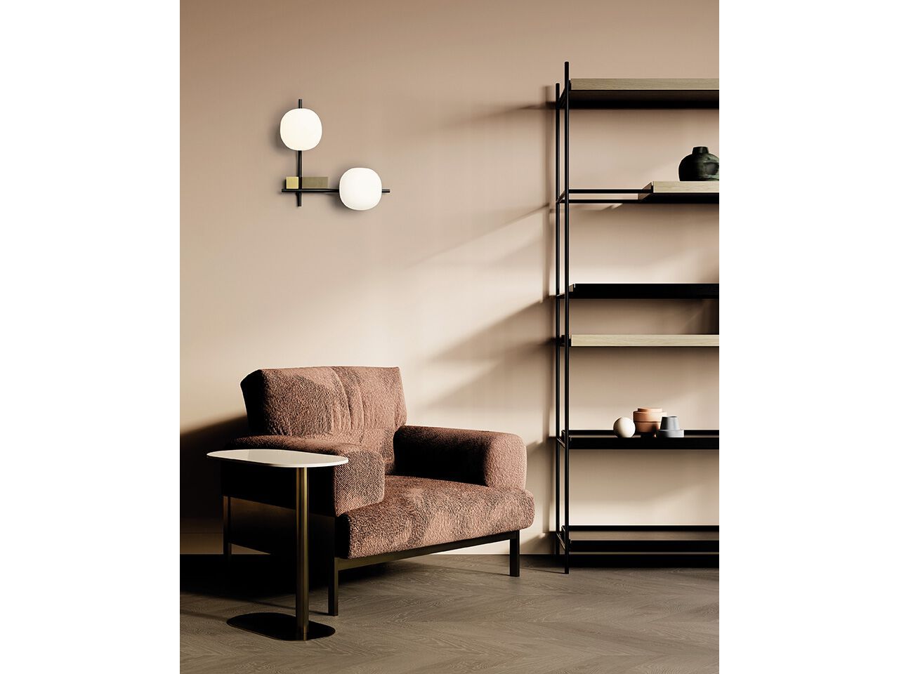 Металлический настенный светильник Miloox слиток ARCH-00006121 - Вид №2