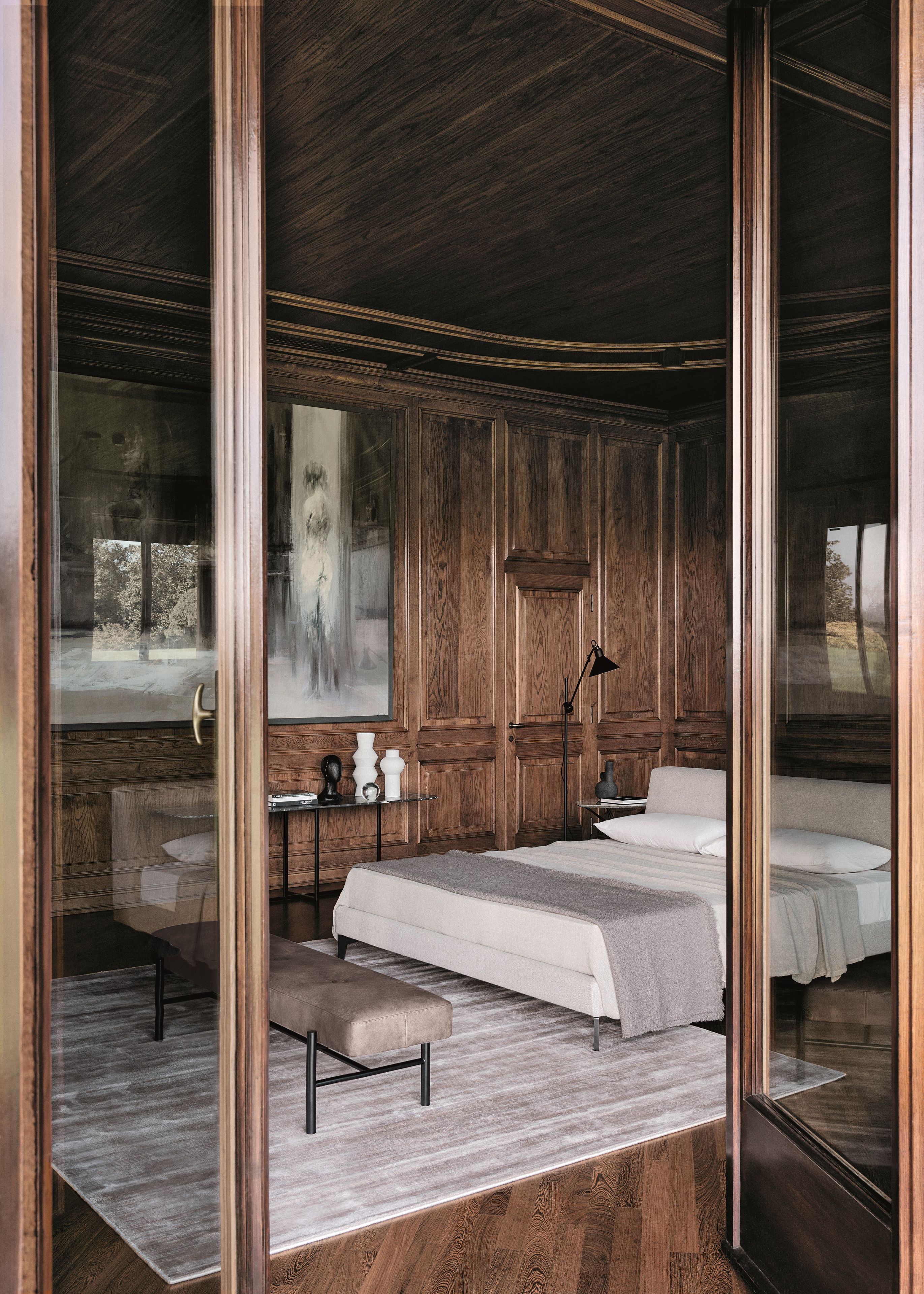 Кожаная мягкая скамья Meridiani Nina ARCH-00055064 - Вид №2