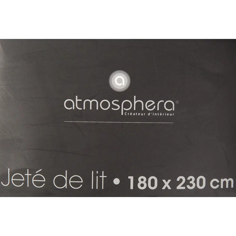 Покрывало, 180х230 см, микроплюш, цвет тёмно-серый 82011285 STLM-2025610 Atmosphera  - Вид №3