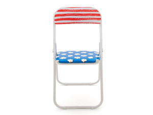 Металлический складной стул