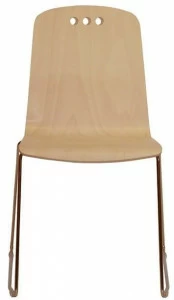 Vela Arredamenti Штабелируемый деревянный стул для ресторана Hole