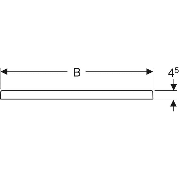 Квадратный нескользящий поддон для душа Geberit 45 ARCH-00030989 - Вид №4