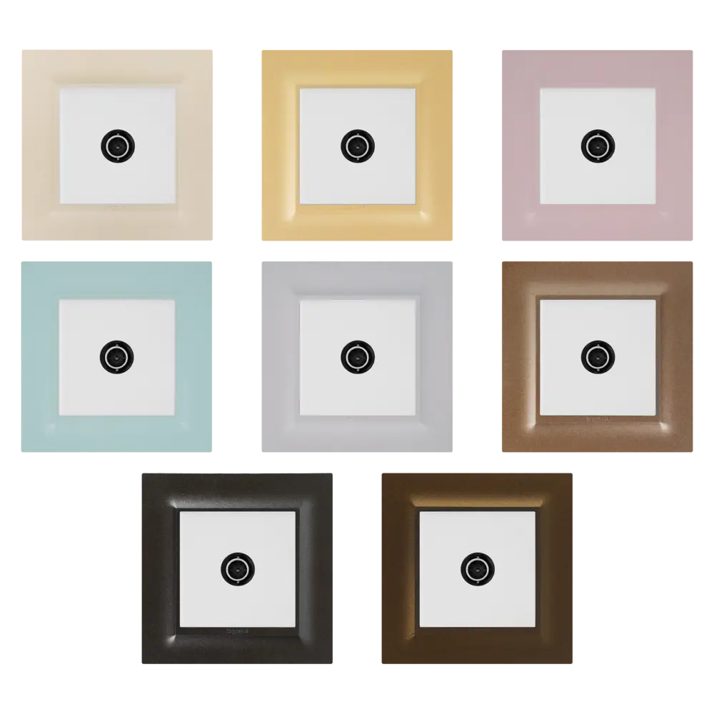 82064682 ТВ-розетка встраиваемая Legrand Structura звезда, цвет белый STLM-0018666 - Вид №1