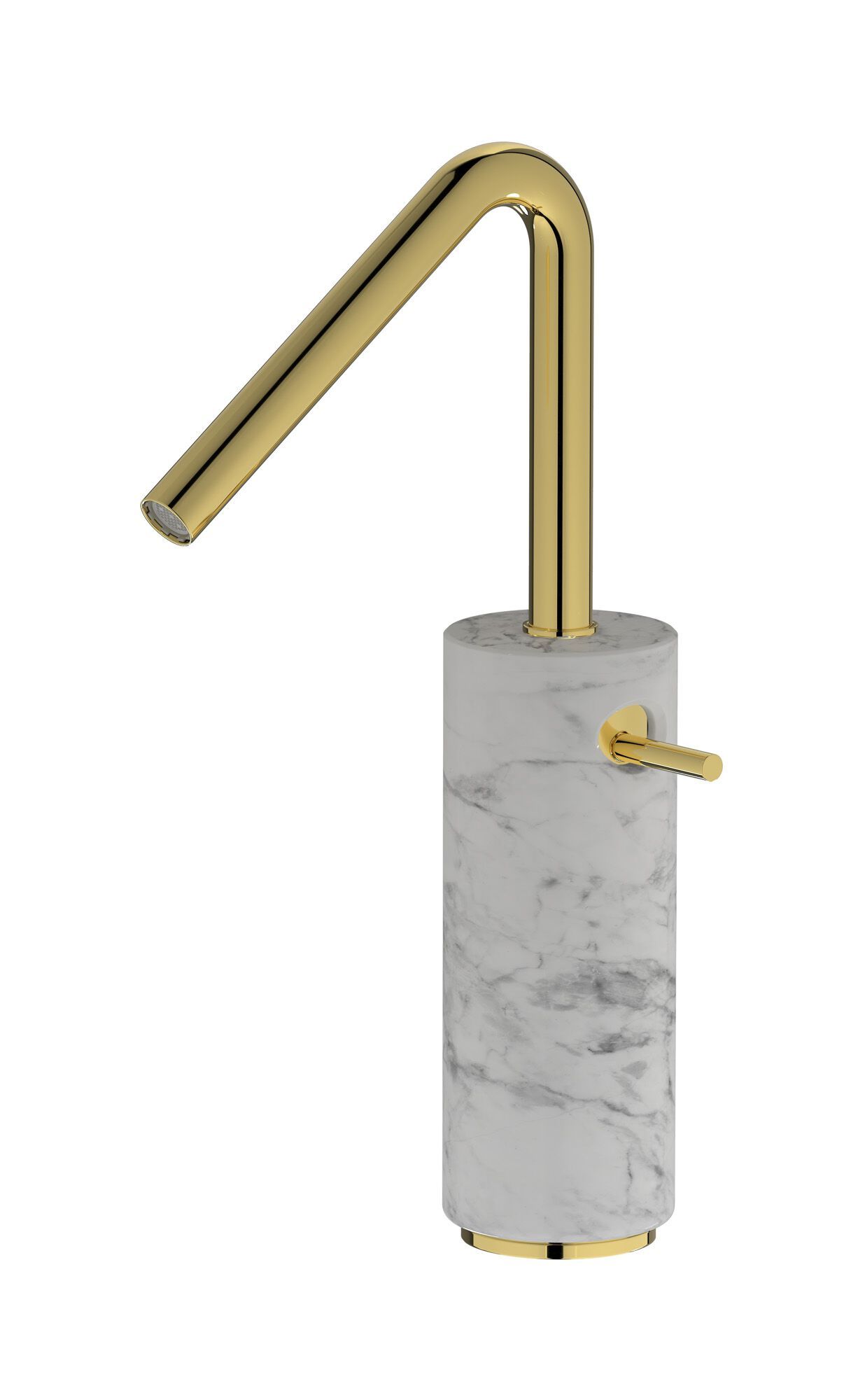 Смеситель для раковины с одной ручкой из мрамора IB мрамор + мрамор Elle ARCH-00083599 - Вид №14