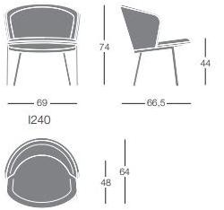 Segis Кресло с тканевой обивкой Billa sun-id-1368331 - Вид №9