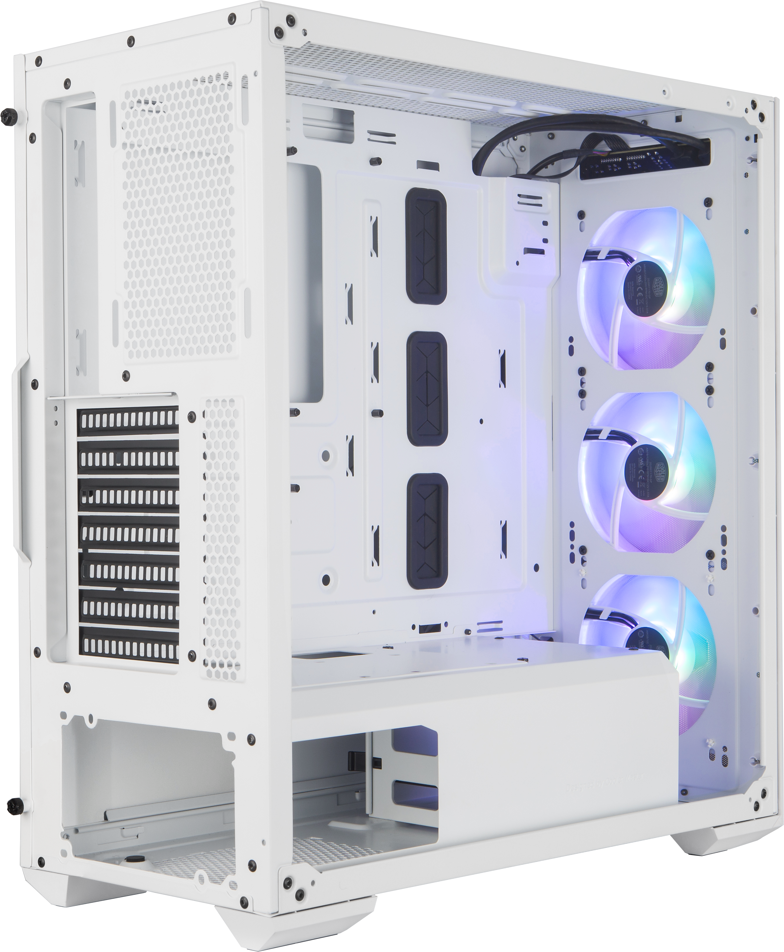 MCB-D500D-WGNN-S01 masterbox td500 mesh white, usb3.0x2, 3x120 argb fan, white, atx, w/o psu Cooler Master Cooler Master MasterBox Santreyd  - Вид №7