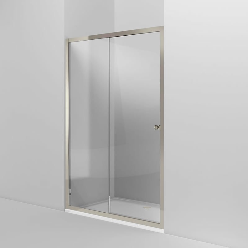 Дверь Arcade 1400mm раздвижная, никель [ARC47] Arcade Burlington ARC47A, ARC47B - Вид №1