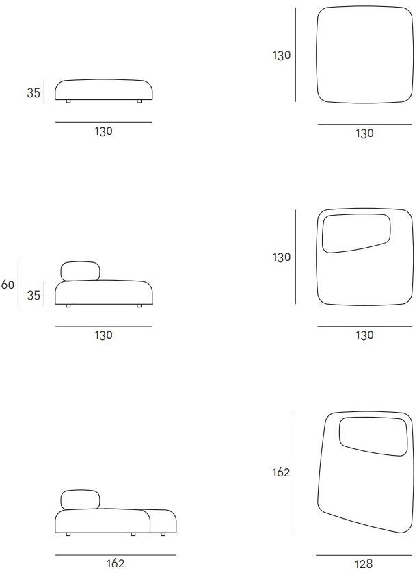 Living Divani Мягкий садовый диван sun-id-1381790 - Вид №5