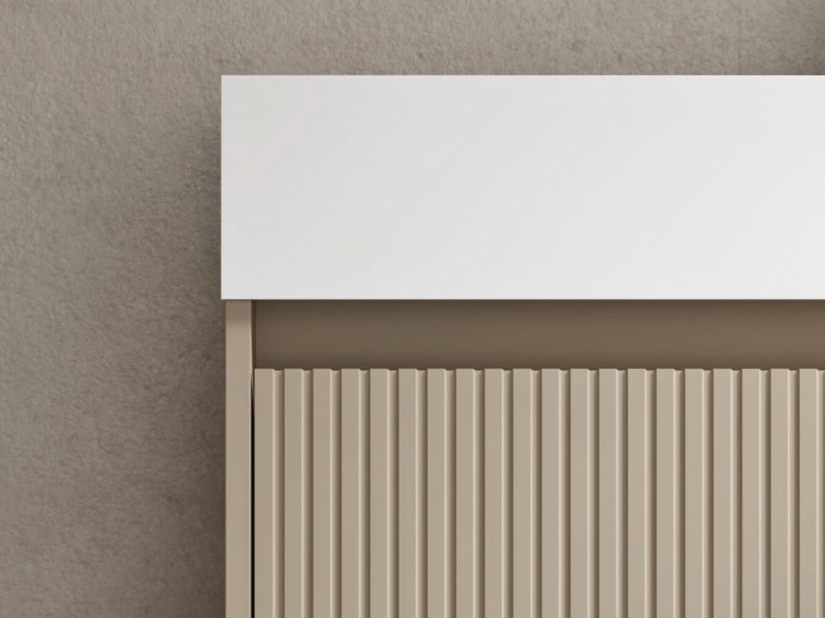 Одиночный деревянный и Milltek подвесной умывальник с ящиками Noorth синтез ARCH-00032671 - Вид №1