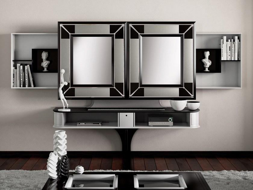 Vismara Design Моторизованная лакированная тумба под ТВ с раздвижными дверцами Desire sun-id-1495325 - Вид №3