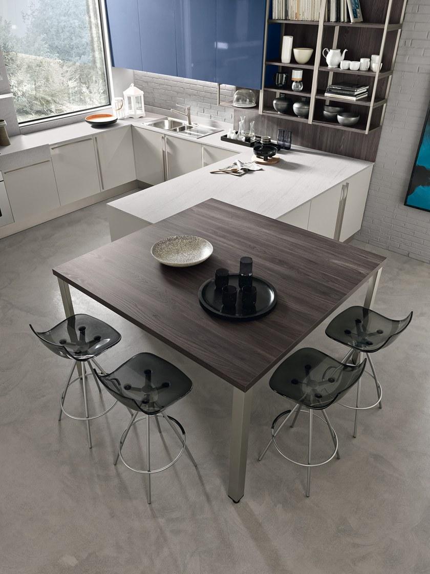 Febal Casa Модульная кухня из ламината с полуостровом sun-id-1369677 - Вид №2