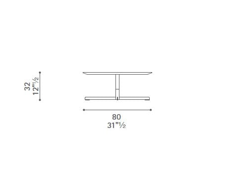Круглый журнальный столик Poltrona Frau коллекция-столы и стулья ARCH-00137574 - Вид №4