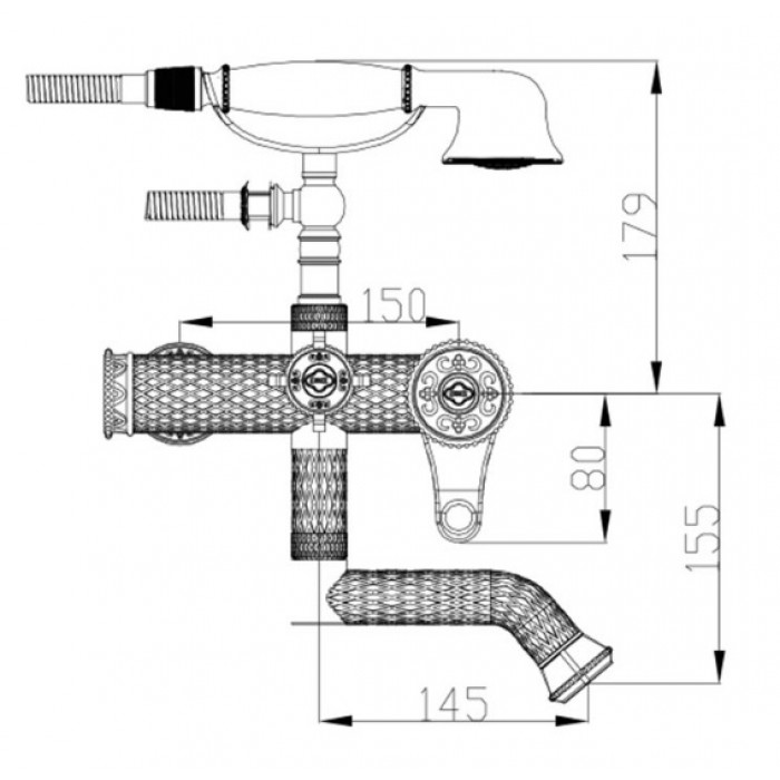 Zorg A 400W-BR Смеситель для кухни Zorg  - Вид №2
