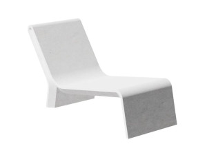 Бетонный открытый шезлонг