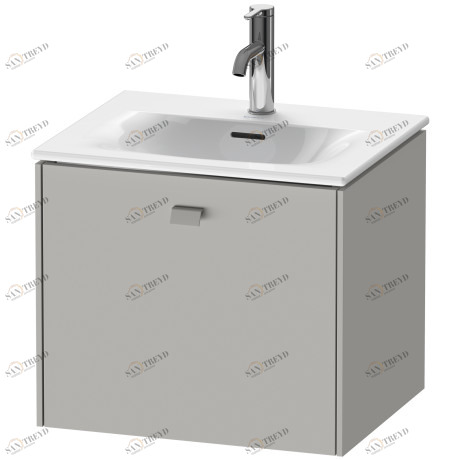BR420900707 Тумбочка подвесная Brioso #BR4209 520 x 419 мм Бетонно-серый матовый декор Duravit