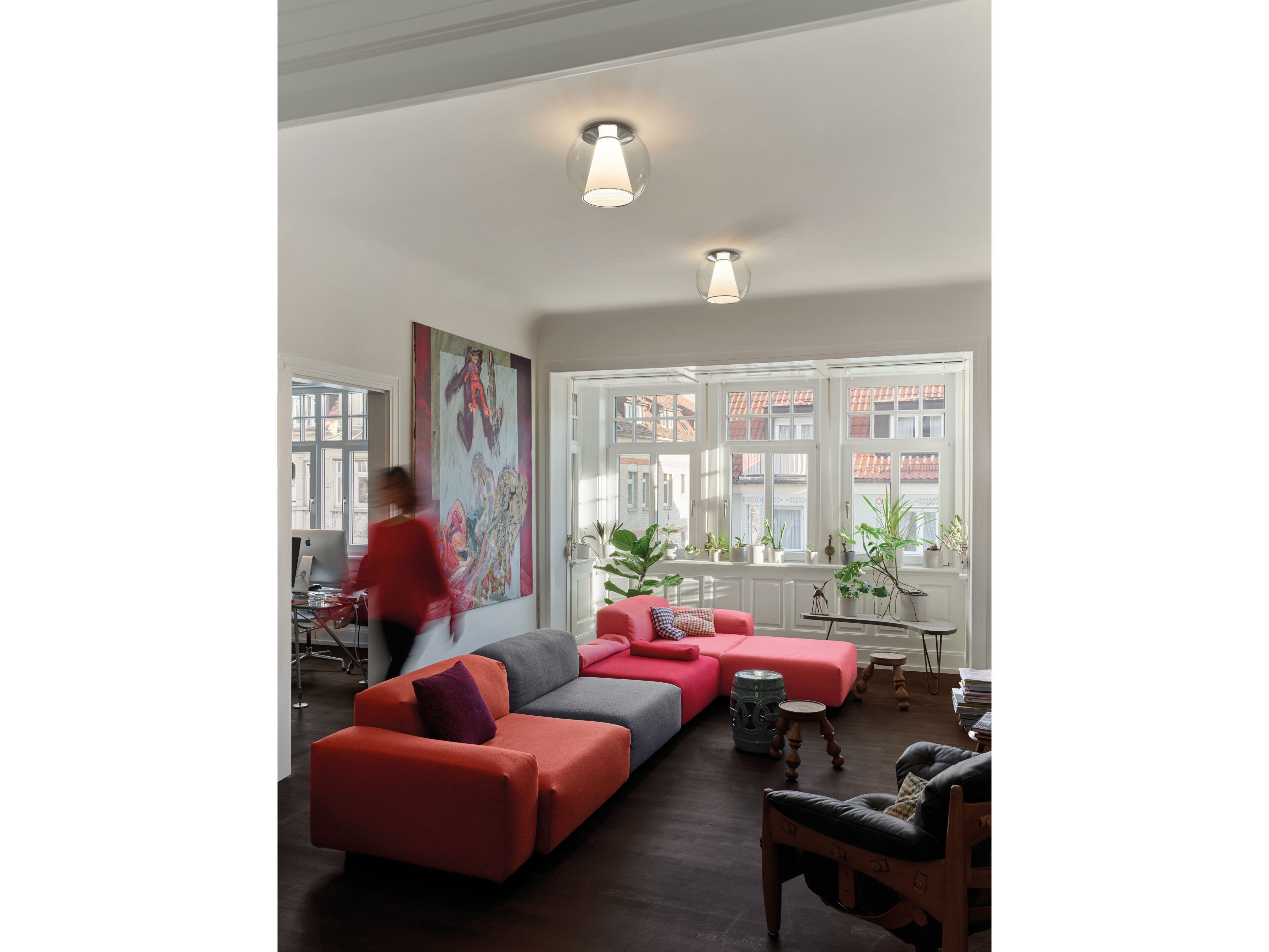 Выдувное стекло светодиодный потолочный светильник serien.lighting проект ARCH-00043037 - Вид №3