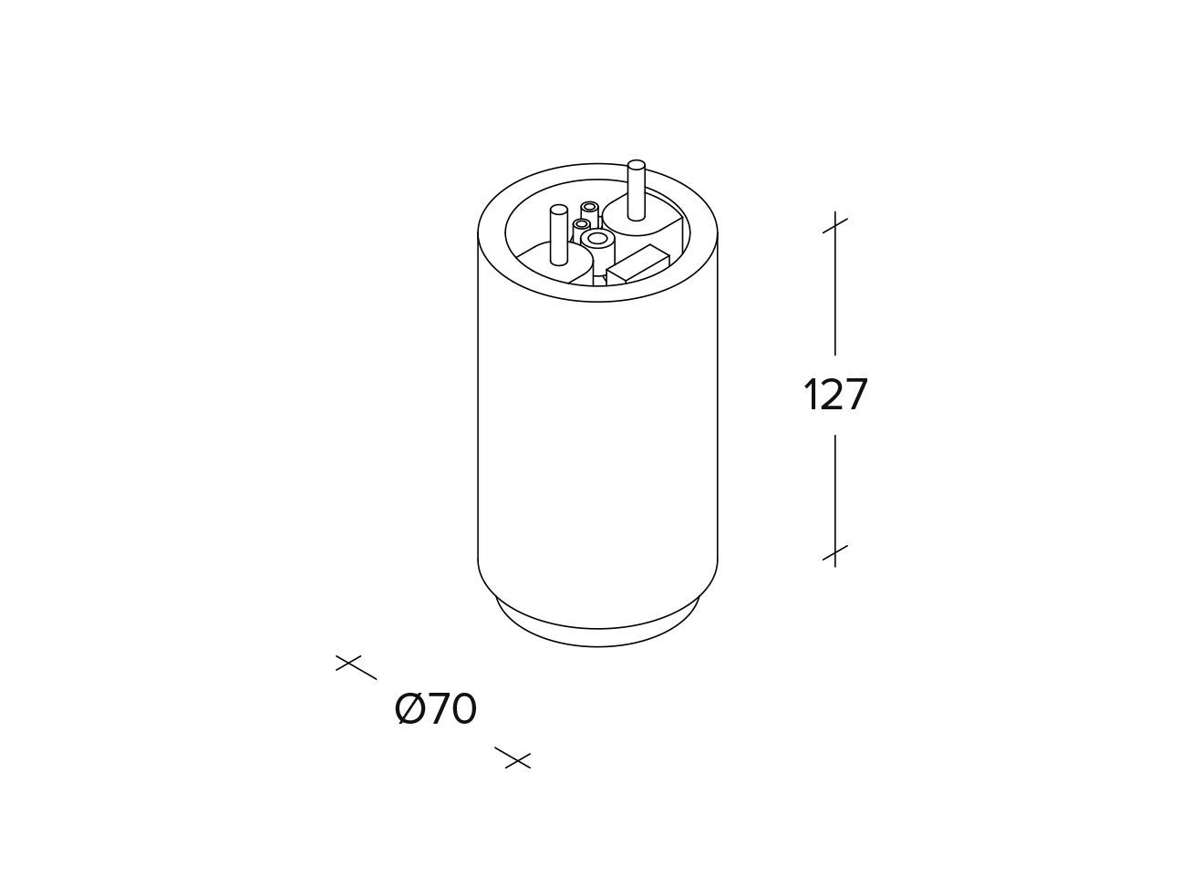 Гипсовый потолочный светильник Tecnico PROPILEI ARCH-00125324 - Вид №2