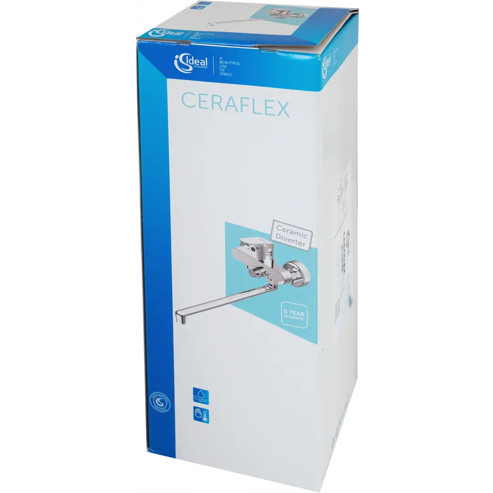 Смеситель для ванны универсальный Ideal Standard Ceraflex однорычажный цвет хром 82640764 STLM-2118780 - Вид №3