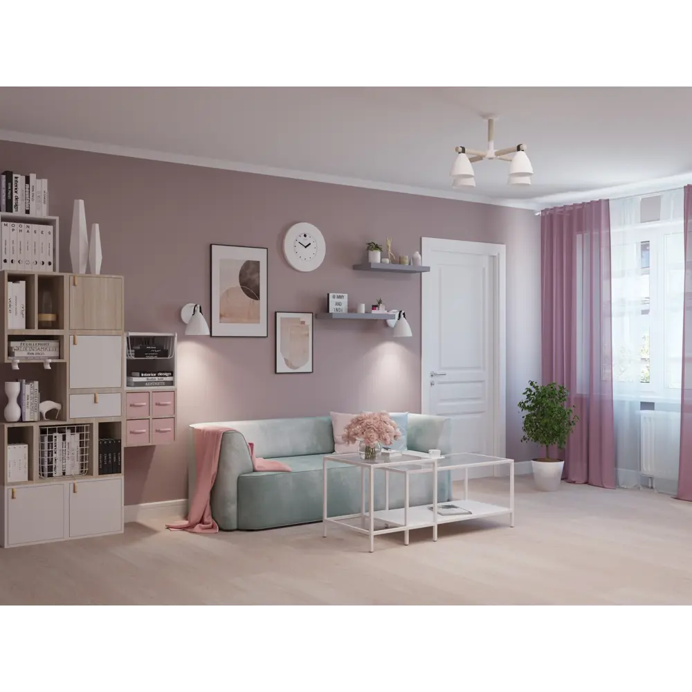 SPACEO Крестовая вставка-разделитель для стеллажей KUB, дуб гикори джексон 82731898 Spaceo Kub STLM-0034889 - Вид №9