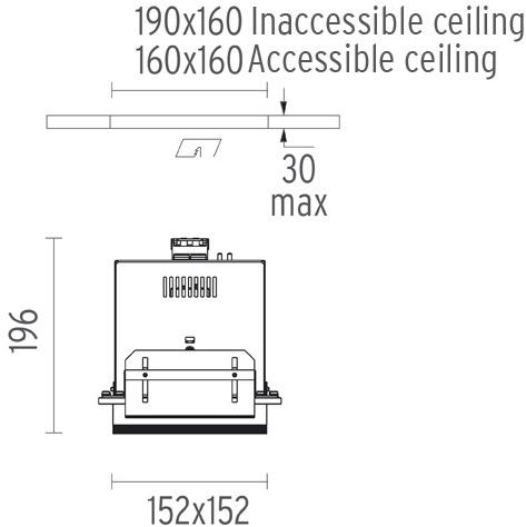Flos Точечный светильник на потолок Architectural collection - downlights sun-id-1515730 - Вид №4