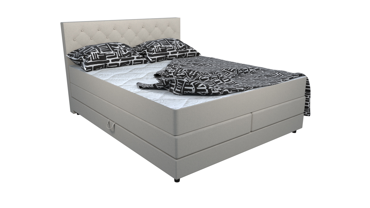 Кровать двуспальная комплект 160х200 бежевая "Уэльс" BELABEDDING УЭЛЬС 134943 Бежевый - Вид №6