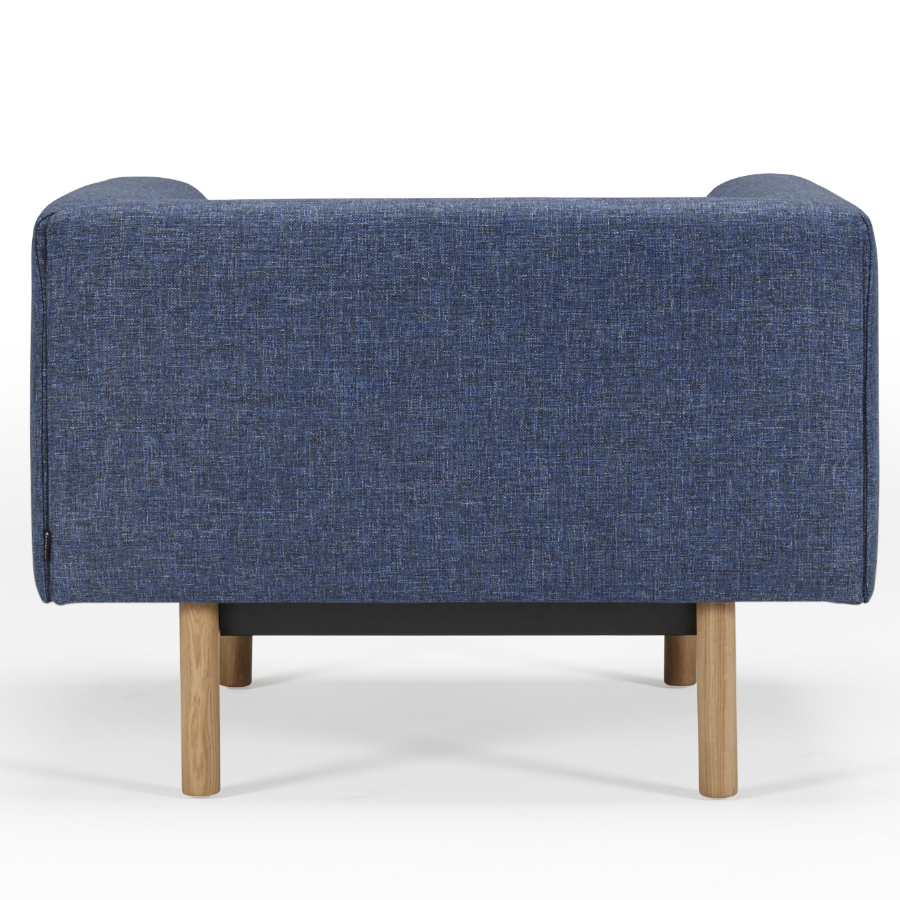 Кресло Ebeltoft, лакированный дуб, светло-голубое Kragelund 21001202245 - Вид №3