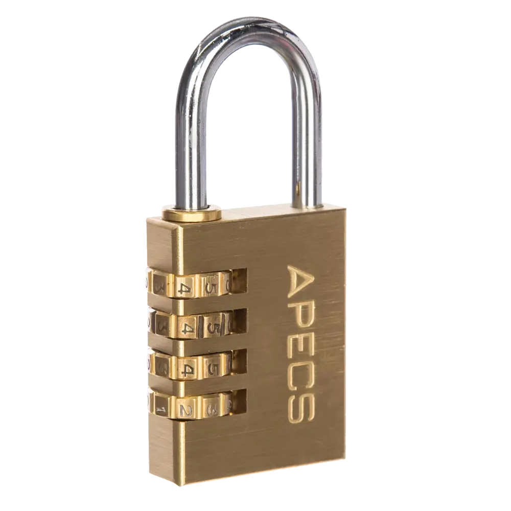 Замок кодовый Apecs PDB-40-38-CODE 30x19 мм латунь/сталь STLM-2146222