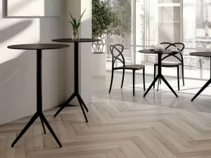 Nitesco Круглый высокий стол с основанием 3 звезды Easy