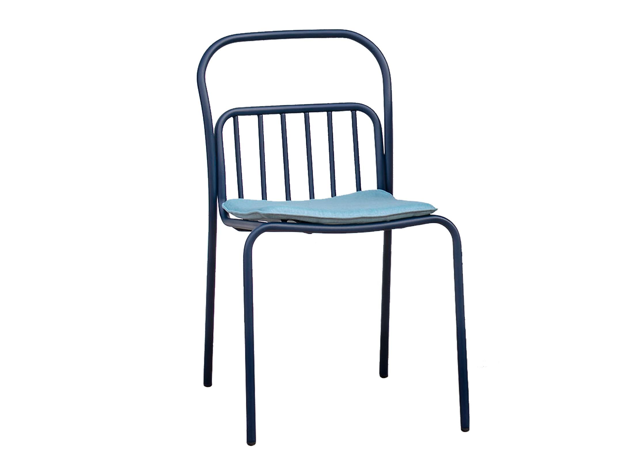 Стальной штабелируемый садовый стул с порошковым покрытием iSimar Cestat ARCH-00086010 - Вид №1