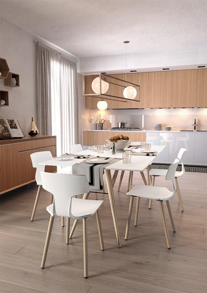 COLOS Стул полипропиленовый Split sun-id-1465608 - Вид №3