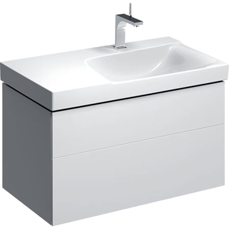500.516.43.1 Шкафчик для раковины Geberit Xeno² с полкой, с двумя выдвижными ящиками Geberit  - Вид №6